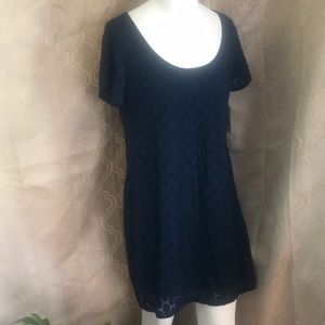 🌟SALE 3/$35🌟Isaac Mizrahi navy dress XXL